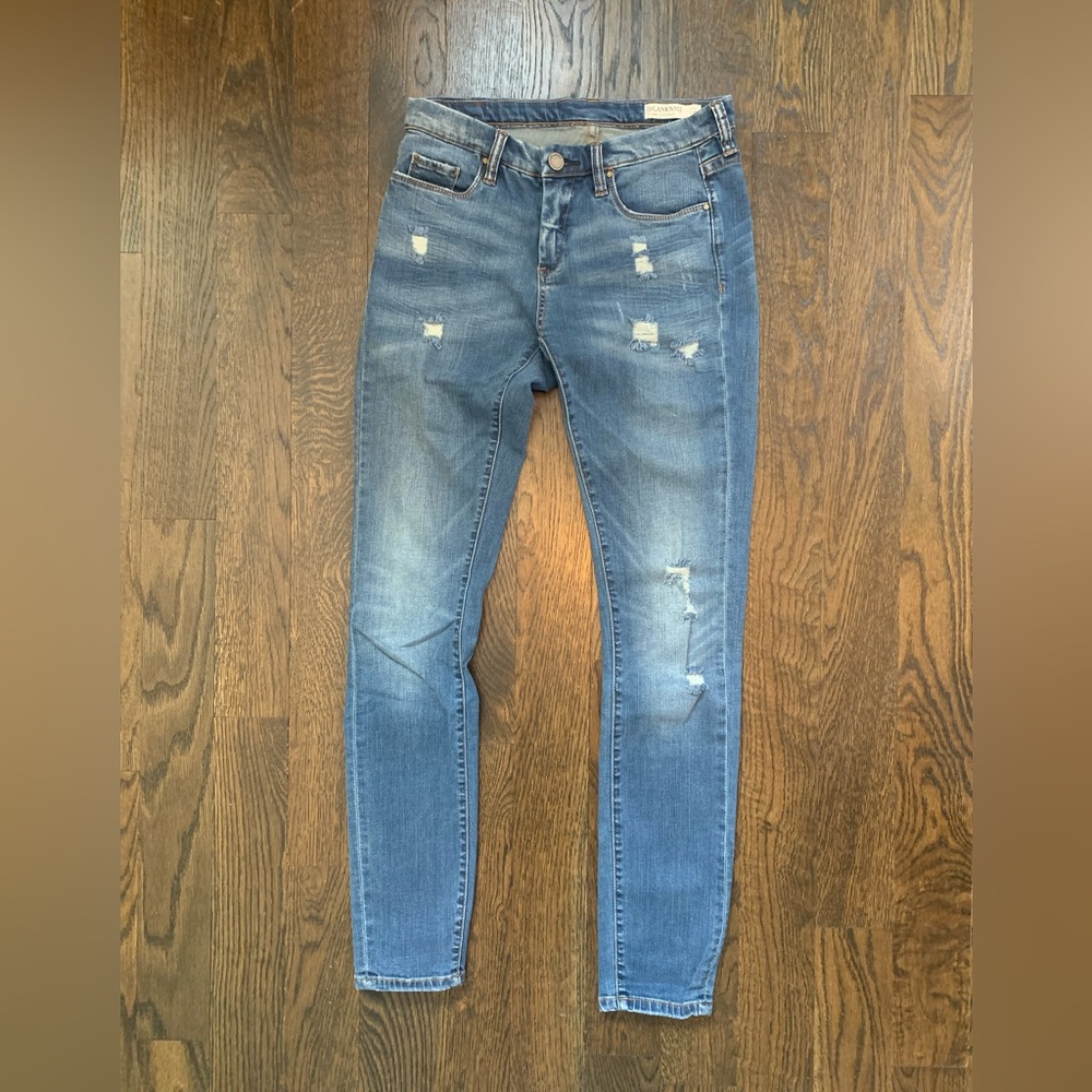 BlankNYC Skinny Classique Distressed Jeans